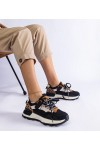 Juodi Sneakers Stiliaus papuošti Motyvais zwierzęcym Soria