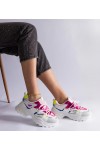 Balti-rózowe Sneakers Stiliaus Sportinio stiliaus Sulamita Balti-rózowe Sneakers Stiliaus Sportinio stiliaus Sulamita