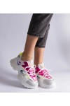 Balti-rózowe Sneakers Stiliaus Sportinio stiliaus Sulamita Balti-rózowe Sneakers Stiliaus Sportinio stiliaus Sulamita