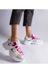 Balti-rózowe Sneakers Stiliaus Sportinio stiliaus Sulamita Balti-rózowe Sneakers Stiliaus Sportinio stiliaus Sulamita