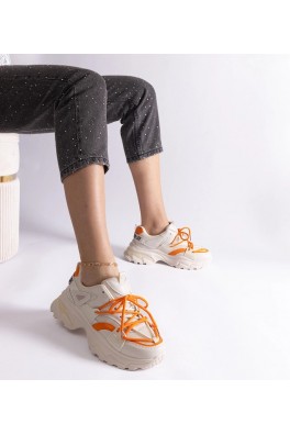 Smėlio Spalvos Sneakers Stiliaus Sportinio stiliaus Sulamita