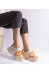 Smėlio Spalvos Sneakers Stiliaus Sportinio stiliaus Sulamita