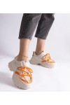 Smėlio Spalvos Sneakers Stiliaus Sportinio stiliaus Sulamita