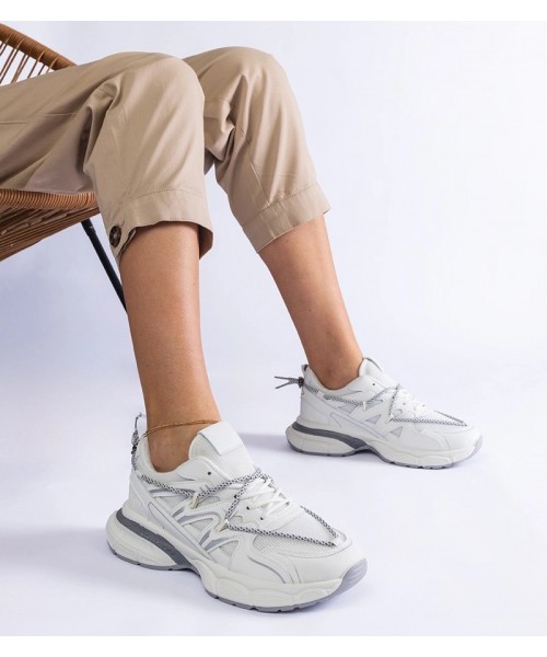 Balti Moteriški Sneakers Stiliaus Ant Masyvaus Pado Colunga Balti Moteriški Sneakers Stiliaus Ant Masyvaus Pado Colunga