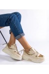 Smėlio Spalvos Sneakers Stiliaus Moteriški Su Blizgučiais Agar Smėlio Spalvos Sneakers Stiliaus Moteriški Su Blizgučiais Agar