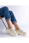 Smėlio Spalvos Sneakers Stiliaus Sportinio stiliaus Moteriški Ivett
