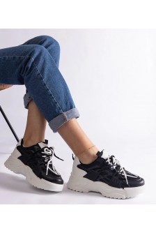 Juodi Sneakers Stiliaus Sportinio stiliaus Moteriški Alva