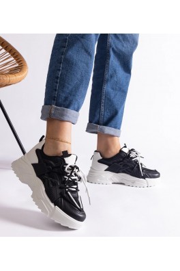 Juodi Sneakers Stiliaus Sportinio stiliaus Moteriški Alva