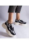 Juodi Sneakers Stiliaus Su Intarpais Rigel