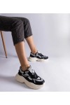 Juodi Sneakers Stiliaus Su Intarpais Rigel