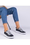 Juodi Sneakers Stiliaus Moteriški papuošti Blizgučiais Kasabella