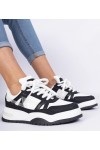 Juodi-Balti Sneakers Stiliaus Su grubymi Raišteliais Luciana