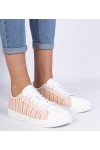Rožinės Spalvos Moteriški Sneakers Stiliaus materialowe Bellisio