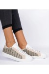 Smėlio Spalvos Moteriški Sneakers Stiliaus materialowe Bellisio
