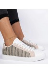 Smėlio Spalvos Moteriški Sneakers Stiliaus materialowe Bellisio