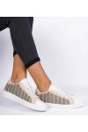 Smėlio Spalvos Moteriški Sneakers Stiliaus materialowe Bellisio