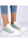 Žalios Spalvos Moteriški Sneakers Stiliaus materialowe Bellisio
