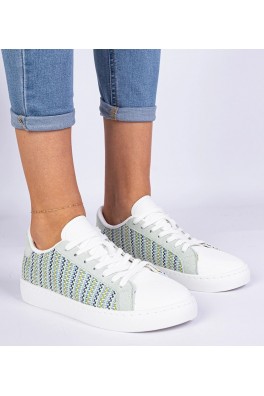 Žalios Spalvos Moteriški Sneakers Stiliaus materialowe Bellisio