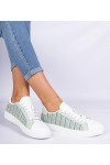 Žalios Spalvos Moteriški Sneakers Stiliaus materialowe Bellisio