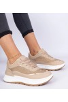 Rudos Spalvos Moteriški Sneakers Stiliaus Su Kūbiniais Cirkoniais Fucco