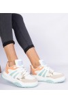 Oranžinės spalvos Moteriški Sneakers Stiliaus Su masywnym sznurowaniem Bartella