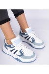 Mėlynos Spalvos Moteriški Sneakers Stiliaus Su masywnym sznurowaniem Bartella
