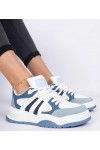 Mėlynos Spalvos Moteriški Sneakers Stiliaus Su masywnym sznurowaniem Bartella