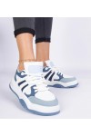 Mėlynos Spalvos Moteriški Sneakers Stiliaus Su masywnym sznurowaniem Bartella