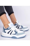 Mėlynos Spalvos Moteriški Sneakers Stiliaus Su masywnym sznurowaniem Bartella