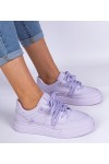 Violetinės Spalvos Moteriški Sportinio stiliaus Sneakers Stiliaus Su ekoskóry Asphodel Violetinės Spalvos Moteriški Sportinio stiliaus Sneakers Stiliaus Su ekoskóry Asphodel