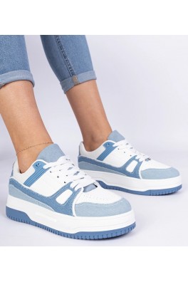 Mėlynos Spalvos Moteriški Sneakers Stiliaus Sportinio stiliaus Pretta