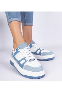 Mėlynos Spalvos Moteriški Sneakers Stiliaus Sportinio stiliaus Pretta