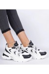 Balti-Juodi Moteriški Sneakers Stiliaus Sportinio stiliaus Lamula Balti-Juodi Moteriški Sneakers Stiliaus Sportinio stiliaus Lamula