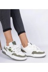 Žalios Spalvos Moteriški Sneakers Stiliaus Su masywnymi Raišteliais Alpacco Žalios Spalvos Moteriški Sneakers Stiliaus Su masywnymi Raišteliais Alpacco