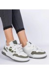 Žalios Spalvos Moteriški Sneakers Stiliaus Su masywnymi Raišteliais Alpacco Žalios Spalvos Moteriški Sneakers Stiliaus Su masywnymi Raišteliais Alpacco