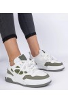 Žalios Spalvos Moteriški Sneakers Stiliaus Su masywnymi Raišteliais Alpacco Žalios Spalvos Moteriški Sneakers Stiliaus Su masywnymi Raišteliais Alpacco