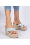 Jeansowe Šlepetės espadryle su Pleištiniais kulniukais Lerada Jeansowe Šlepetės espadryle su Pleištiniais kulniukais Lerada
