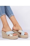 Jeansowe Šlepetės espadryle su Pleištiniais kulniukais Lerada Jeansowe Šlepetės espadryle su Pleištiniais kulniukais Lerada