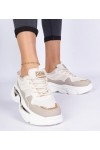 Smėlio Spalvos Sneakers Stiliaus Moteriški papuošti Blizgučiais Prutto