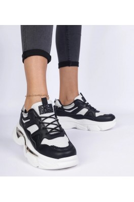 Juodi Sneakers Stiliaus Moteriški Sportinio stiliaus Prutto