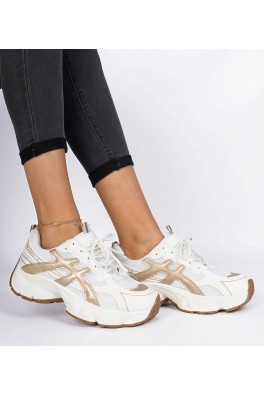 Smėlio Spalvos Sneakers Stiliaus Moteriški Ant Masyvaus Pado Enos