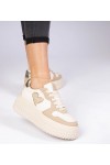Rudos Spalvos Sneakers Stiliaus Moteriški Su brokatowym serduszkiem Laira Rudos Spalvos Sneakers Stiliaus Moteriški Su brokatowym serduszkiem Laira