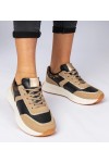 Juodi Sneakers Stiliaus Moteriški Su Blizgučiais Markuta