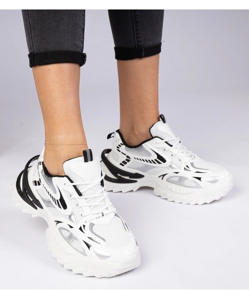 Balti Sneakers Stiliaus Sportinio stiliaus Ant Masyvaus Pado Lirata Balti Sneakers Stiliaus Sportinio stiliaus Ant Masyvaus Pado Lirata