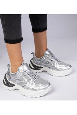 Sidabriniai Sneakers Stiliaus Sportinio stiliaus Ant Masyvaus Pado Lirata