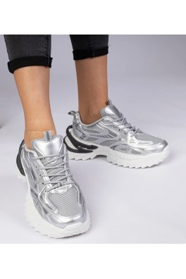 Sidabriniai Sneakers Stiliaus Sportinio stiliaus Ant Masyvaus Pado Lirata