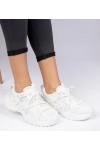 Balti Sneakers Stiliaus Stilingi Ant Masyvaus Pado Lukaro