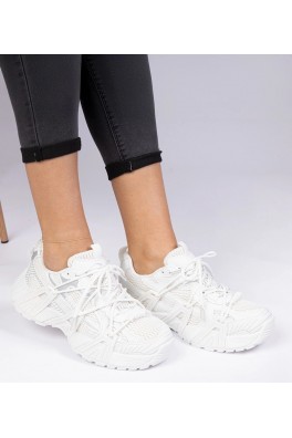 Balti Sneakers Stiliaus Stilingi Ant Masyvaus Pado Lukaro
