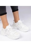 Balti Sneakers Stiliaus Stilingi Ant Masyvaus Pado Lukaro