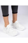 Balti Sneakers Stiliaus Stilingi Ant Masyvaus Pado Lukaro